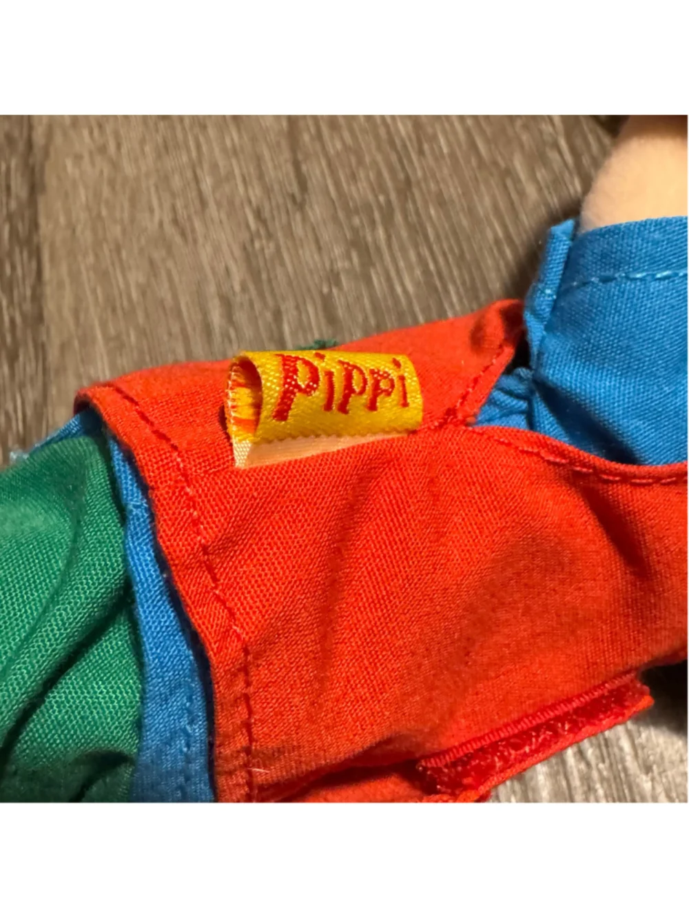 Vintage Pippi Longstocking Plush Doll Toy